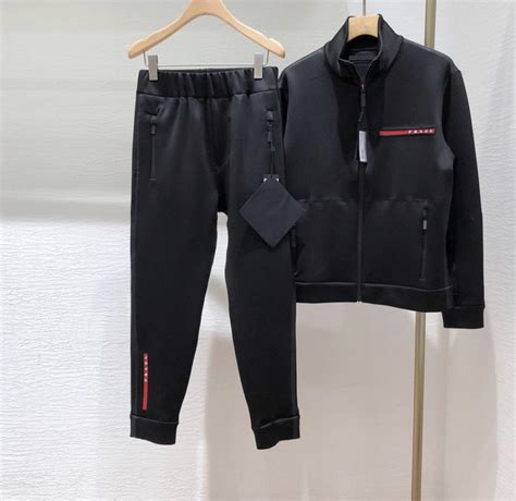 men prada tracksuit|Prada jumpsuit men's.